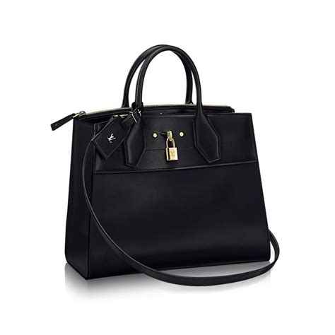 replica lv city steamer bags black|Louis Vuitton City Steamer MM Other Leathers M53015.